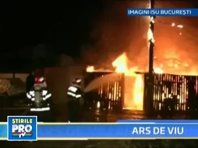 Nu s-a mai putut salva! Ametit de aburii bauturii, a murit ars de viu!