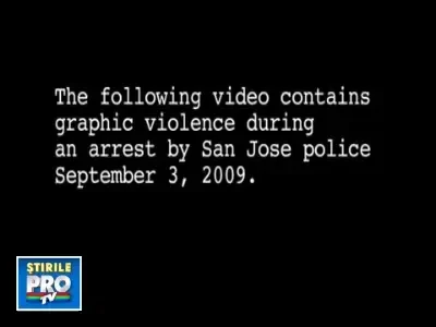 Student batut fara mila de politisti, chiar si incatusat!