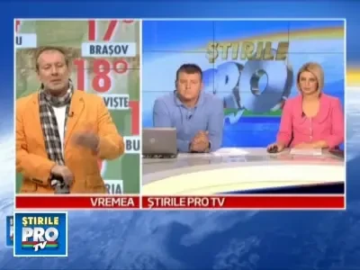 Prognoza meteo pentru urmatoarele trei zile!