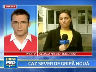A aparut primul caz sever de gripa noua in Romania