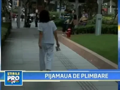 Chinezii din Shanghai, educati sa nu mai poarte pijamale in public!