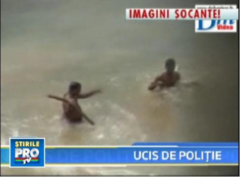 IMAGINI SOCANTE! Tanar batut de politist pana se ineaca