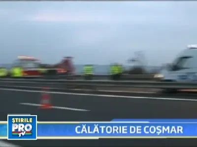 Un autocar plin cu romani, implicat intr-un accident in Franta