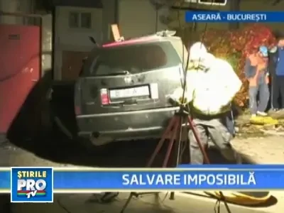 Masina de lux, facuta bucati intr-un accident in Bucuresti!