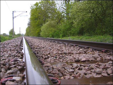 A pierit spulberat de tren!