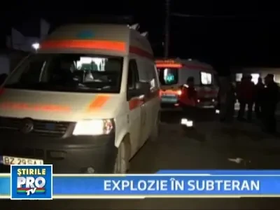 Trei oameni in stare grava dupa explozia din subteran de la Nehoiasu
