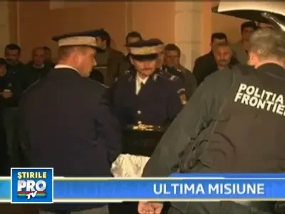 Un ultim omagiu pentru politistul impuscat mortal la Timisoara