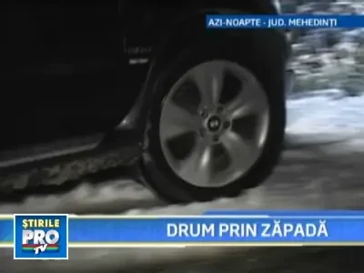 E deja iarna in Romania! Soferii, ca de obicei nepregatiti