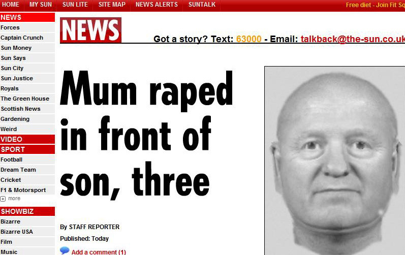 Violata de fata cu baietelul de trei ani! Suspectul o agatase pe internet