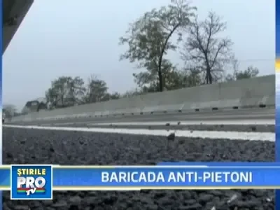 Treci strada pe zebra, dar trebuie sa escaladezi niste dale de beton!