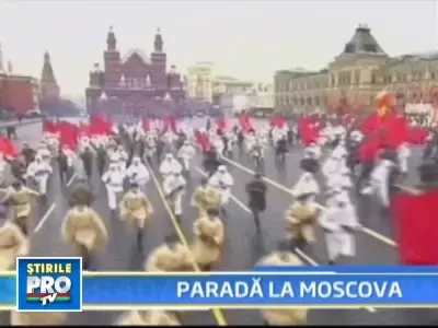 Moscova in haine de sarbatoare. 68 de ani de la parada militara din 1941