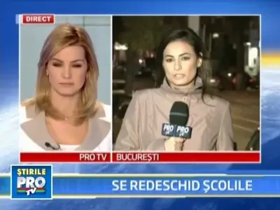 O parte din scolile inchise de virusul AH1N1 se vor redeschide luni