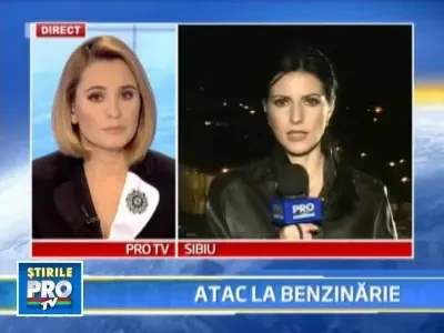 Jaf armat in Medias! Un barbat mascat a atacat o benzinarie