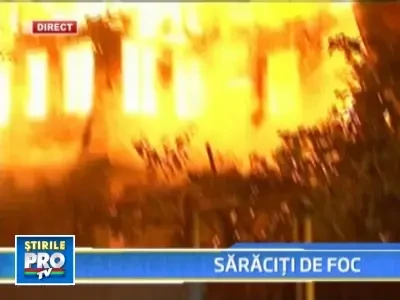 Flacari si panica intr-un cartier din Iasi