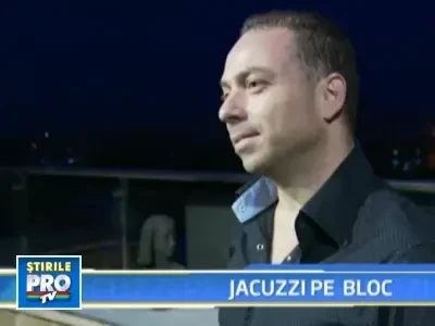 A inceput lucrarile la piscina pe terasa blocului! Amenda 50.000 de lei!