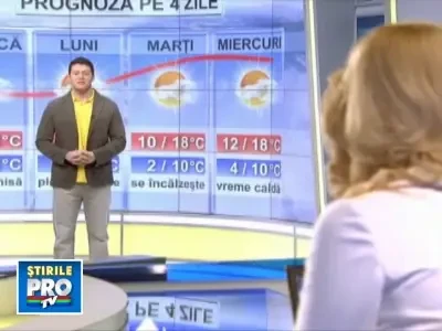 Vreme urata si ploi! Prognoza meteo pe trei zile
