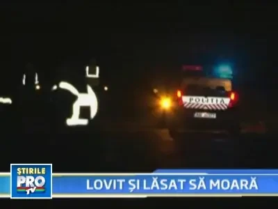 A omorat un tanar de 25 de ani si a fugit de la locul accidentului!