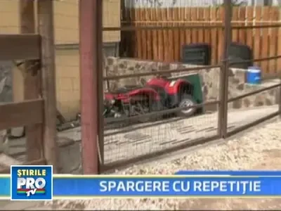 "Dormiti linistiti! Furam si plecam, nu va deranjam deloc!"