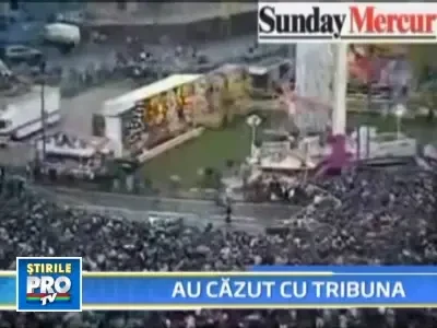 Au planuit un spectacol, dar au cules debandada!