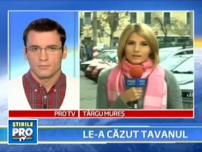 Atentie, cade tavanul! S-a intamplat intr-un bloc ANL din Sighisoara