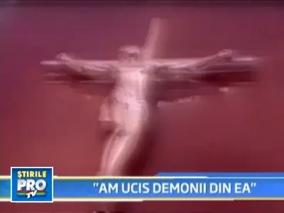 A omorat-o "pentru ca era posedata" si a dus-o in sicriu intr-un bar!