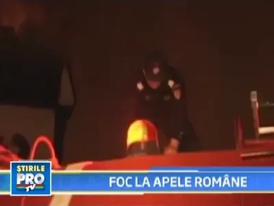 Sediul Apelor Romane din Severin, in flacari!