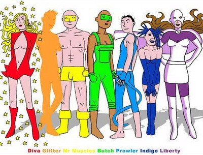 Spandex, echipa primilor super-eroi gay!