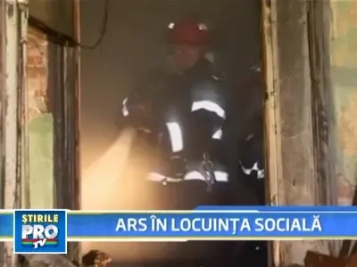 A adormit cu tigara aprinsa si a murit carbonizat in incendiul izbucnit