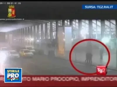 L-au batut in gara din Roma, ca sa ii ia telefonul! Doi romani, arestati