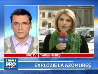 Explozie la combinatul chimic Azomures! Doi muncitori raniti