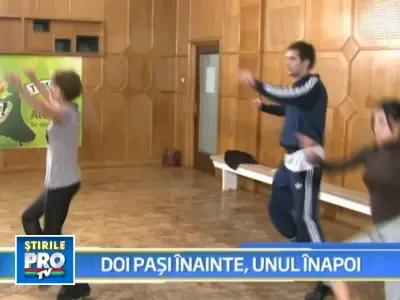 Radu Valcan si partenera sa promit sa dea totul pe scena dansului