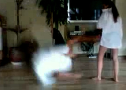 N-a adaptat viteza de alunecare la conditiile parchetului! VEZI VIDEO!