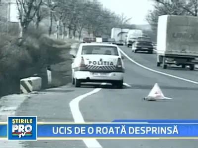 Intamplare sinistra pe DN1. Ucis de o roata uriasa desprinsa de la un tir