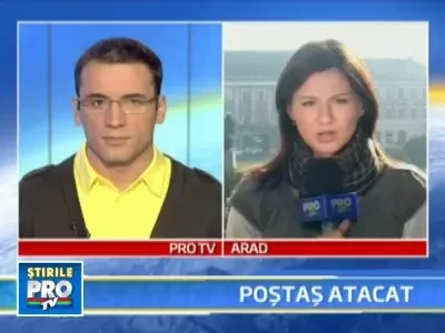 Postas batut si jefuit, la Arad. I-a furat geanta cu 40.000 de lei