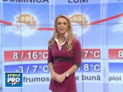 Prognoza meteo pentru urmatoarele trei zile