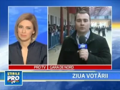 Cele mai aglomerate sectii de votare: Gara de Nord si Facultatea de Drept