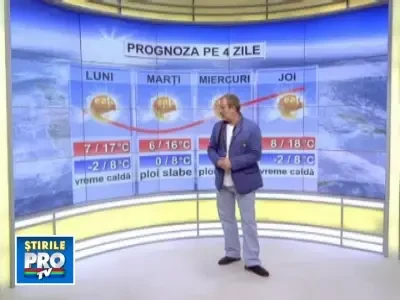 Vreme calda, ceata si conditii de ploaie in urmatoarele trei zile