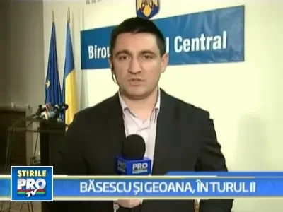 Rezultate partiale, ora 11: Traian Basescu-32,84% si Mircea Geoana-29,82%