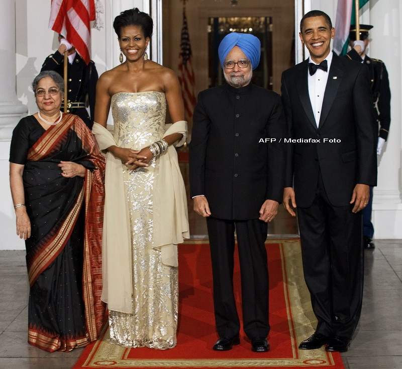 Eleganta si rafinament, la primul dineu oficial organizat de Barack Obama!