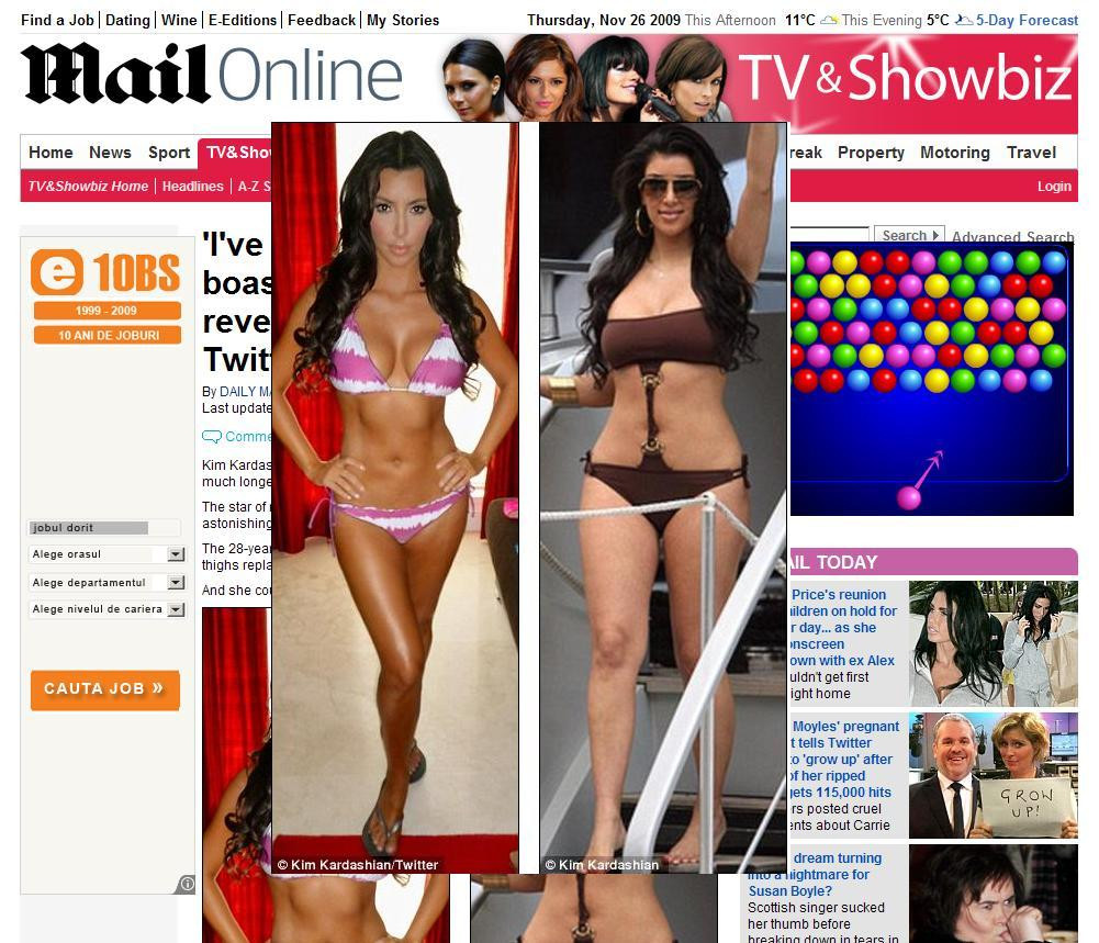 Kim Kardashian are un nou trup. Uite cat de mult a slabit!