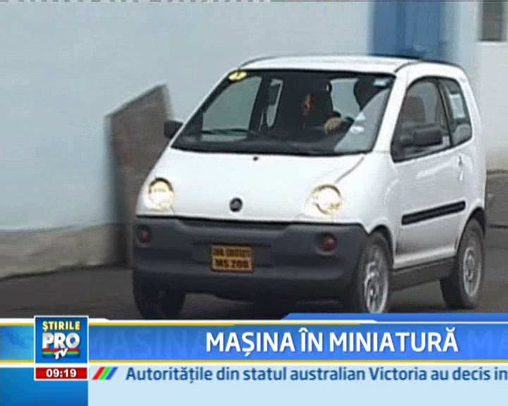 Din seria solutii ingenioase, pe timp de criza: mini-masinuta economica