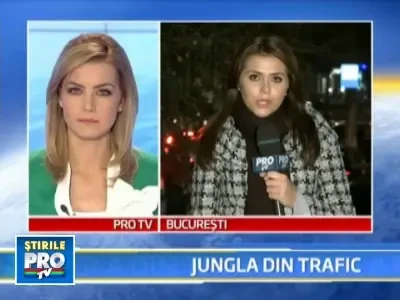 Rafuiala cu impuscaturi in traficul din Bucuresti!