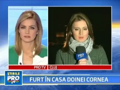 Cluj: a fost sparta casa Doinei Cornea! Hotii au plecat cu 4.500 de lei