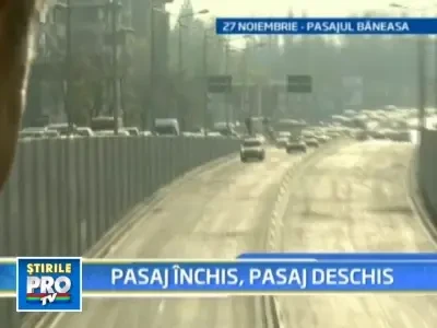 Se redeschide Pasajul Pipera -Tunari, se inchide Pasajul Lujerului!