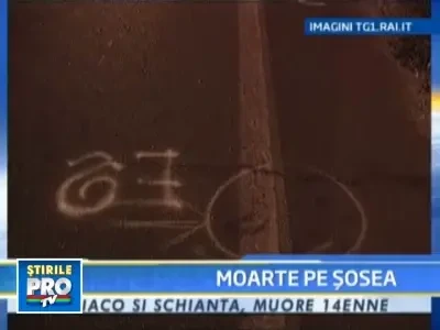 Italia: Roman baut a ucis o fata de 14 ani intr-un accident si a fugit