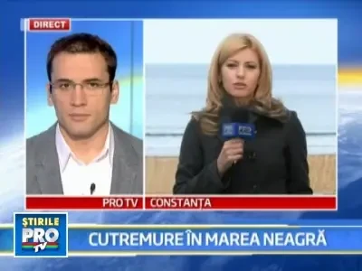 Cutremur de 4,4 pe scara Richter in Marea Neagra!