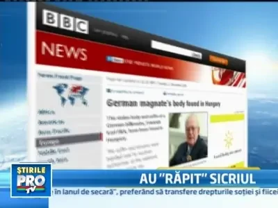 Romani arestati pentru ca au furat cadavrul unui miliardar neamt