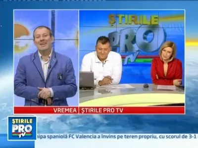 Prognoza meteo pentru urmatoarele trei zile