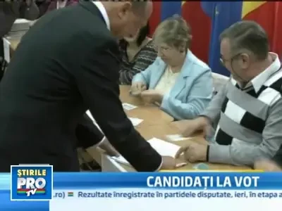 Traian Basescu la vot: "Mi-a fost foarte greu sa aleg!"