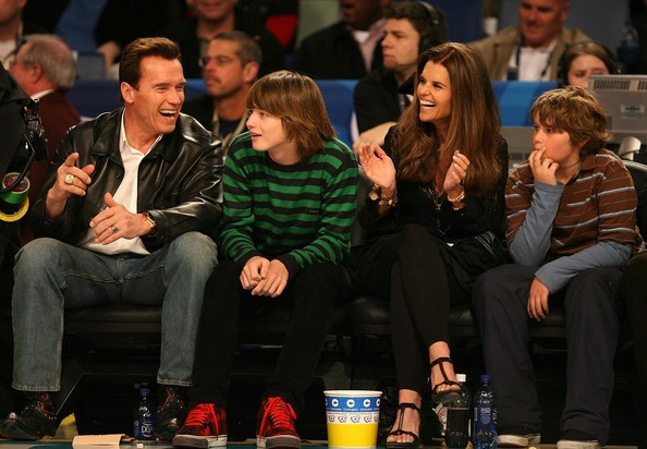 Baiatul lui Arnold Schwarzenegger, indragostit de fata lui Bruce Willis!